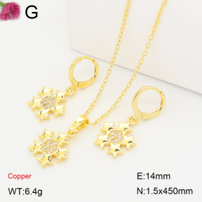 F2S013806abol-J201  Fashion Copper Set