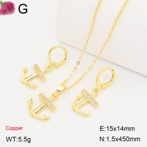F2S013808abol-J201  Fashion Copper Set