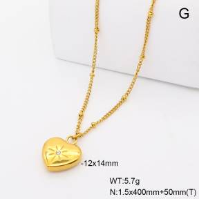 6N4004810bbml-908  18K PVD  Stainless Steel Necklace