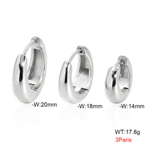 6E2007563vhpl-900  316 SS,Handmade Polished  Stainless Steel Earrings