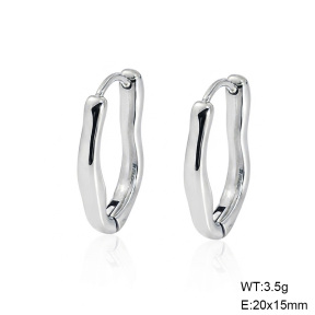 6E2007573bbln-G038  316 Pin  Stainless Steel Earrings