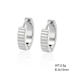 6E2007579aajh-G038  316 Pin,Handmade Polished  Stainless Steel Earrings