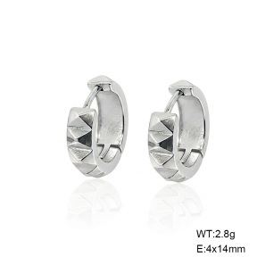 6E2007583vbll-G038  316 Pin,Handmade Polished  Stainless Steel Earrings