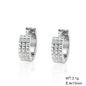 6E2007589aajh-G038  316 Pin,Handmade Polished  Stainless Steel Earrings