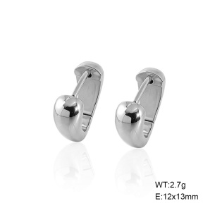 6E2007609bbln-G038  316 SS,Handmade Polished  Stainless Steel Earrings