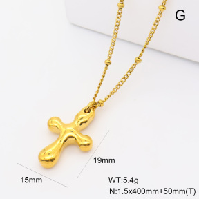 6N2005368bbml-908  18K PVD  Stainless Steel Necklace