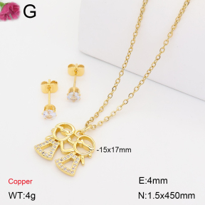 F2S007391bbov-J135  Fashion Copper Sets