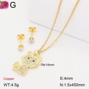 F2S007395bbov-J135  Fashion Copper Sets