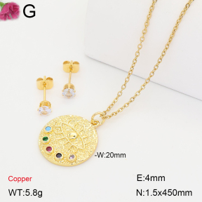 F2S007404bbov-J135  Fashion Copper Sets