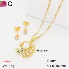 F2S007411bbov-J135  Fashion Copper Sets