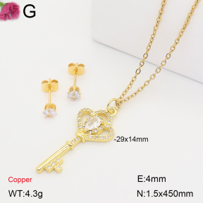 F2S007413bbov-J135  Fashion Copper Sets