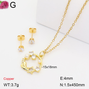 F2S007415bbov-J135  Fashion Copper Sets