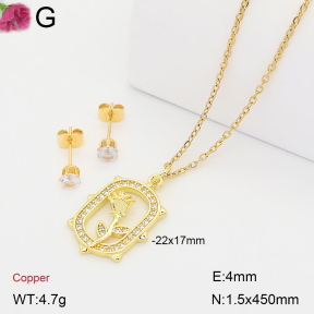 F2S007416bbov-J135  Fashion Copper Sets