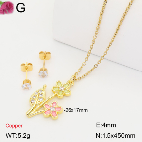 F2S007419bbov-J135  Fashion Copper Sets