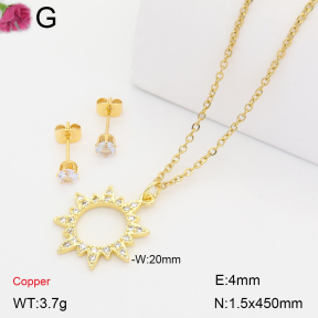 F2S007421bbov-J135  Fashion Copper Sets