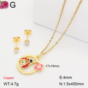 F2S007422bbov-J135  Fashion Copper Sets