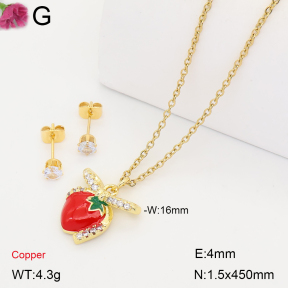 F2S007423bbov-J135  Fashion Copper Sets