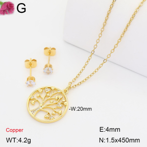 F2S007424bbov-J135  Fashion Copper Sets