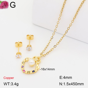 F2S007425bbov-J135  Fashion Copper Sets