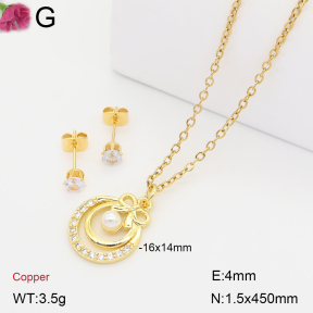 F2S007427bbov-J135  Fashion Copper Sets