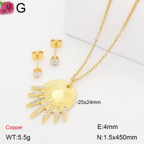 F2S007428bbov-J135  Fashion Copper Sets
