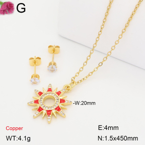 F2S007431bbov-J135  Fashion Copper Sets