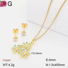 F2S007434bbov-J135  Fashion Copper Sets