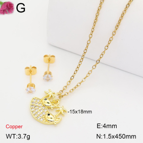 F2S007436bbov-J135  Fashion Copper Sets