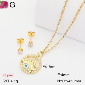 F2S007437bbov-J135  Fashion Copper Sets