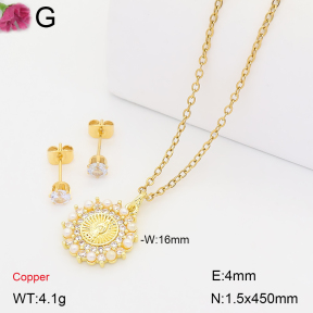 F2S007452bbov-J135  Fashion Copper Sets