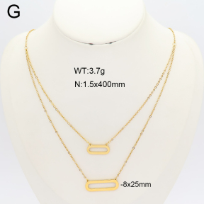 2N2009512vbmb-775  Stainless Steel Necklace