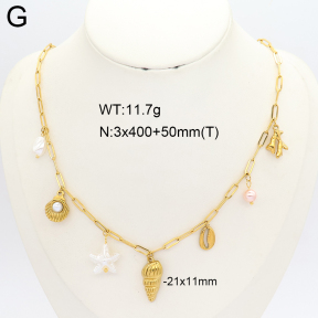2N3003655vbpb-749  Stainless Steel Necklace