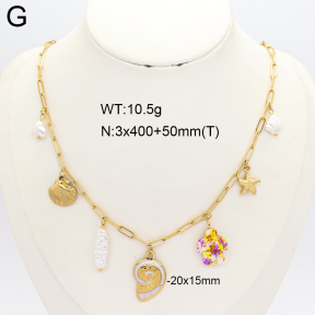 2N3003656vbpb-749  Stainless Steel Necklace