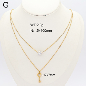 2N4005720vbmb-775  Stainless Steel Necklace
