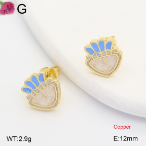 F2E301458ablb-J202  Fashion Copper Earrings