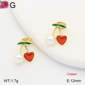F2E301465ablb-J202  Fashion Copper Earrings