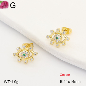 F2E402356ablb-J202  Fashion Copper Earrings