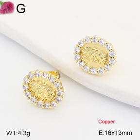 F2E402360ablb-J202  Fashion Copper Earrings