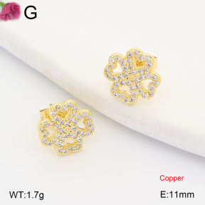 F2E402361ablb-J202  Fashion Copper Earrings