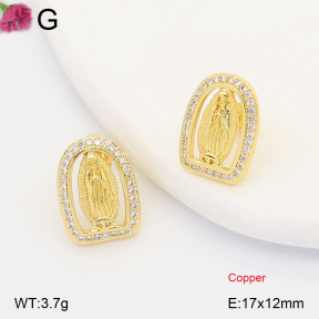 F2E402371vbll-J202  Fashion Copper Earrings