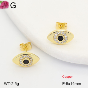 F2E402376ablb-J202  Fashion Copper Earrings
