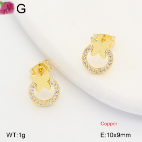 F2E402377ablb-J202  Fashion Copper Earrings