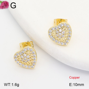 F2E402379ablb-J202  Fashion Copper Earrings