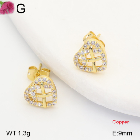 F2E402382ablb-J202  Fashion Copper Earrings