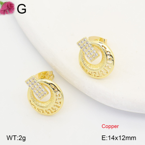 F2E402385ablb-J202  Fashion Copper Earrings