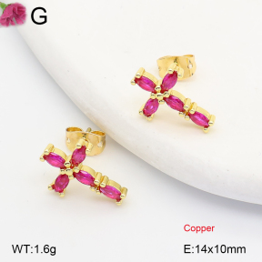 F2E402386ablb-J202  Fashion Copper Earrings