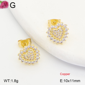 F2E402388ablb-J202  Fashion Copper Earrings