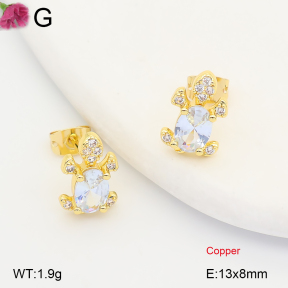 F2E402394ablb-J202  Fashion Copper Earrings