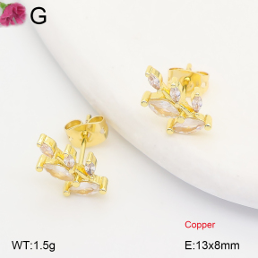F2E402397ablb-J202  Fashion Copper Earrings
