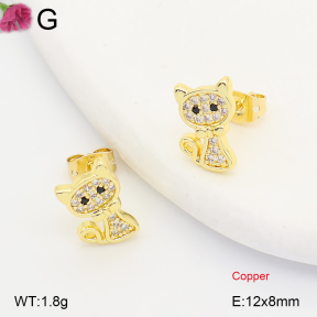 F2E402401ablb-J202  Fashion Copper Earrings